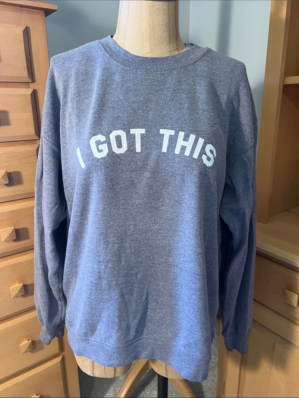 Sub_Urban Riot Gray "I GOT THIS" Crewneck Sweatshirt